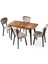 Melisa Star Mdf Açılır Mutfak Masa Takımı 60x100 2