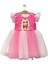 Barbie Tül Kız Çocuk Elbise - Pembe 2