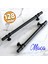 Maça Siyah Metal Kulp 128 Mm-12,8 cm Mobilya Çekmece Mutfak Dolabı Dolap Kulpları Kulbu Kulpu 1