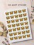 100 Adet Teşekkür Ederiz Stickers Paketleme Kargo Çıkartma PYT0KSTK153 2
