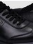 %100 Hakiki Deri Siyah Bağcıklı Erkek Sneaker 4