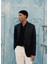 %100 Keten Slim Fit Takım Elbise Ceketi 7