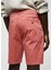 Slim Fit Pamuklu Mikro Baskılı Bermuda Şort 6