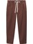 Bağcıklı Dar Paça Pantolon 5