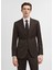 Slim Fit Keten Ve Pamuklu Takım Elbise Ceketi 1