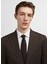 Slim Fit Keten Ve Pamuklu Takım Elbise Ceketi 3
