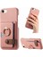 IPhone 7/8 Için Kılıf Halka Standı Kart Yuvaları Premium Dokulu Deri (Yurt Dışından) 1