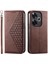 Xiaomi Poco F6 5g Cüzdan Için Flip Case El Kayışı Günlük Kullanım Eşkenar Dörtgen Şekli (Yurt Dışından) 4
