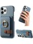IPhone 11 Için Kılıf Pro Max Kart Yuvaları Premium Dokulu Deri Halka Standı (Yurt Dışından) 1