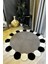 Natural Jüt Halı El Dokuma Hasır Yolluk Bohem Jüt Kilim Hmfjut428 120 X 120 Cm 2