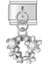 Silver Flower Charm 1