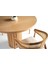 Erezoğulları Mobilya Nova Mdf Cilalı Oval Mutfak Masası 110CM 2