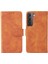 Samsung Galaxy S22 Için Kılıf Tam Koruma Deri Folio Flip Case Kart (Yurt Dışından) 1
