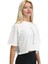 Asuka Kadın Beyaz Günlük Stil T-Shirt 24YKTL18B12-BYZ 4