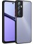 Realme C65 4g Uyumlu Kılıf Silikon Renkli Şerit Tasarımlı Kamera Korumalı Hux Kapak, Siyah 1