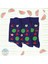Karpuz Desen Çorap Mor 3lü Set 1