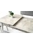 Milano Hg Marmo Ahşap Salon Yemek Masa Sandalye Takımı 4 Sandalyeli Ortadan Açılır Büyüyen 60x100cm 2