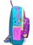 Kids Pembe Turkuaz Kulaklık Paten Desenli Okul Sırt Çantası 23754 2