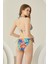 Renkli Fresh Flower Yandan Bağlamalı Tek Alt Bikini 5