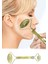 %100 Doğal Yeşim Taşı 2 Başlıklı Masaj Aleti Yaşlanma Önleyici Gua Sha Yüz Bakım Face Roller 3