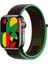 Apple Watch Ultra 49MM Kordon Uyumlu Krd-03 Hasır Strap Kayış - Black Unity 1