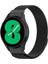 Samsung Galaxy Watch 6 Serisi Classic (47 Mm) Hasır Örgü Metal Kordon 2