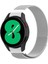 Samsung Galaxy Watch 4 Serisi (46 Mm) Hasır Örgü Metal Kordon 4