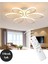 Luxor Oturma Odası,Salon,Yatak Odası İçin 60 cm Beyaz Kasa 3 Renk Kumandalı LED Avize 1