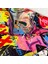 Kırlent Kılıfı Neon Yazılar Kadın Pop Art Desenli Dijital Baskılı 4