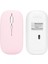 Apple iPad Pro 6. Nesil 12.9" Uyumlu Kablosuz Bluetooth Pilli Optik Mouse - Pembe 1