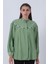Yeşil Motif Desenli Hakim Yaka Gömlek 0806248.07 2