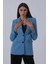 Bebe Mavi Vatkalı Astarlı Blazer Ceket 0105110.449 1
