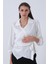 Beyaz Yandan Bağlamalı Şifon Bluz 41620062.15 3