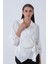 Beyaz Yandan Bağlamalı Şifon Bluz 41620062.15 4