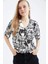 Coool Regular Fit Pijama Yaka Desenli Kısa Kollu Gömlek Z1663AZ23SM 1