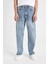 Baggy Fit Geniş Kalıp Normal Bel Geniş Paça Jean Pantolon B3926AX24AU 1