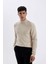 Slim Fit Dar Kesim Yarım Balıkçı Yaka Basic Düz Triko Kazak R1127AZ24WN 3