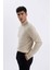 Slim Fit Dar Kesim Yarım Balıkçı Yaka Basic Düz Triko Kazak R1127AZ24WN 4