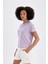 Fit Crop Bisiklet Yaka Sporcu Modal Kısa Kollu Tişört D1280AX24HS 5