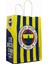 Repro Design Fenerbahçe Lisanlı Renkli Burgu Saplı Kağıt Poşet 18 x 24 x 8 cm - 2 Adet 1