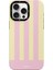 Apple iPhone 14 Pro Uyumlu Kılıf Magsafe Şarj Özellikli Youngkit Striped Piano Keys Serisi Kapak Pembe 2