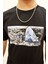 Ets 2270 Baskılı Işleme Detaylı Relax Fit Erkek T-Shirt 4
