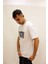 Ets 2270 Baskılı Işleme Detaylı Relax Fit Erkek T-Shirt 2