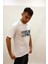 Ets 2270 Baskılı Işleme Detaylı Relax Fit Erkek T-Shirt 3