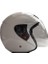 B210 Çenesiz Vizörlü Yazlık Kask Beyaz 1