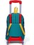 Kids Lacivert Civit Robot Desenli Üç Bölmeli Çekçekli Okul Sırt Çantası T23380 5
