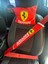 Ferrari Boyun Yastığı Emniyet Kemer Pedi Kırmızı 3