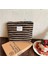 Çizgili Peluş Makyaj Çantası/ Seyahat Tipi Çanta Organizer 2