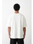 %100 Pamuk Plz Baskılı Oversize T-Shirt 4