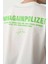 Unisex Polizei Baskılı %100 Pamuk Oversize T-Shirt 3